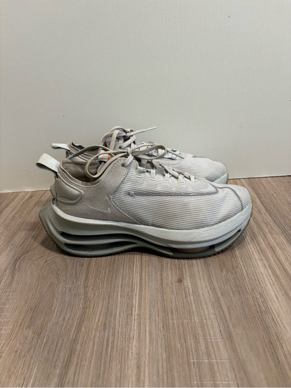 Nike Air Zoom Double Stacked Grey Fog Women's Size 6.5 Running Shoes CV8474-001